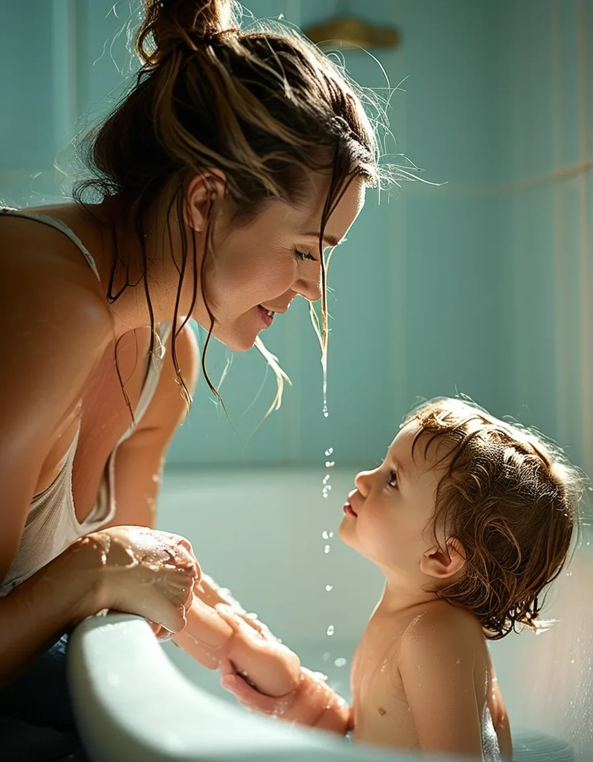 Why Bath Time Wrecks Tall Parents' Backs and the Kneel That Fixes It