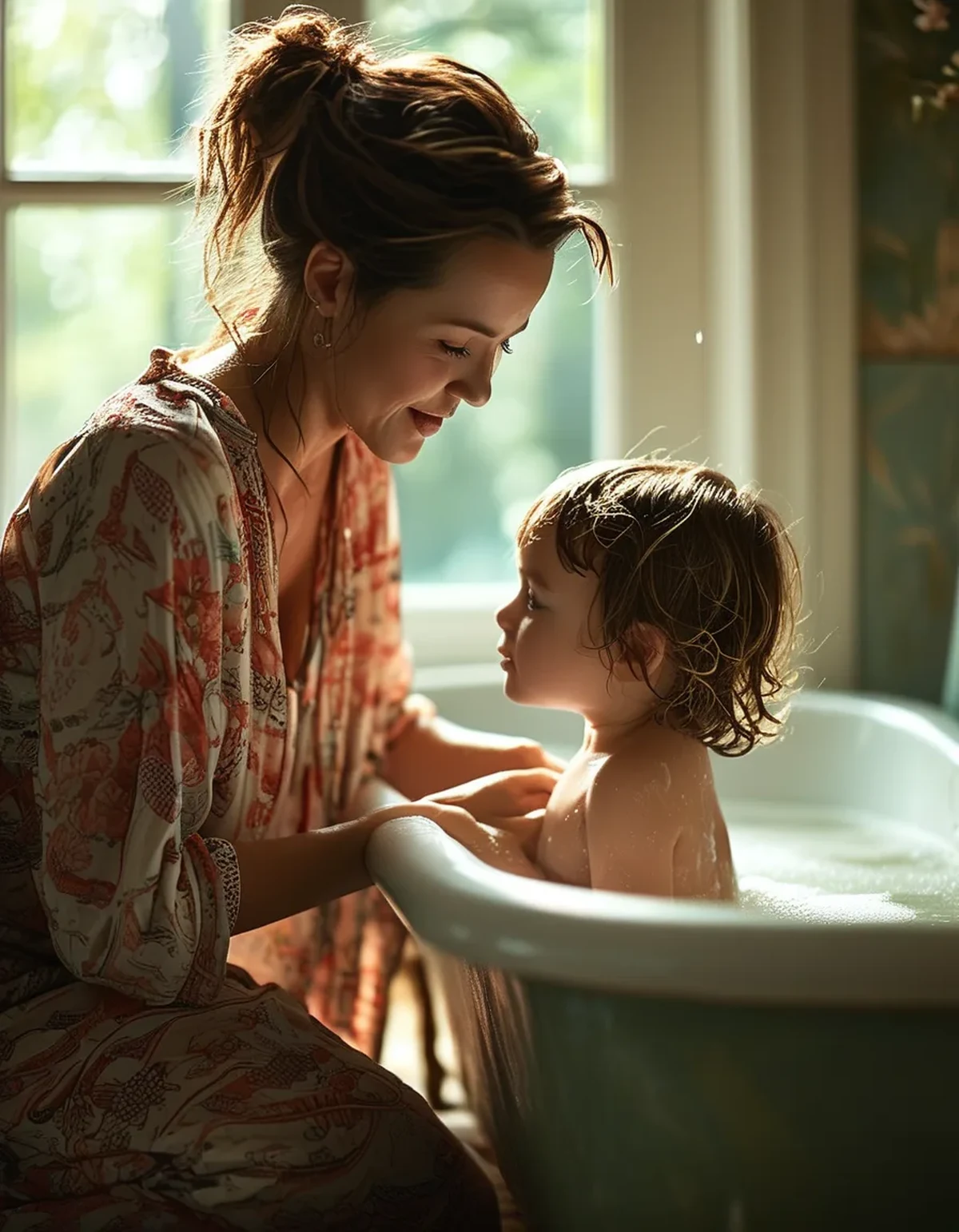 Why Bath Time Wrecks Tall Parents' Backs and the Kneel That Fixes It